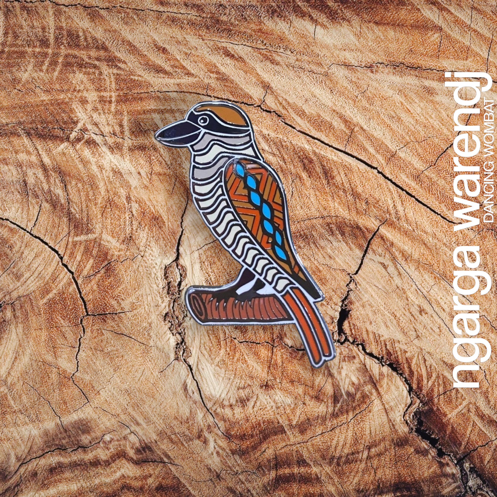 NGARGA WARENDJ - KOOKABURRA LAPEL PIN