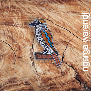 NGARGA WARENDJ - KOOKABURRA LAPEL PIN