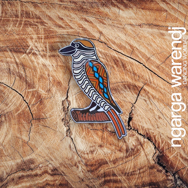NGARGA WARENDJ - KOOKABURRA LAPEL PIN