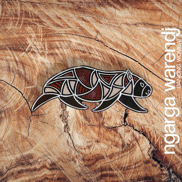 NGARGA WARENDJ - WOMBAT LAPEL PIN ** NEW Design **