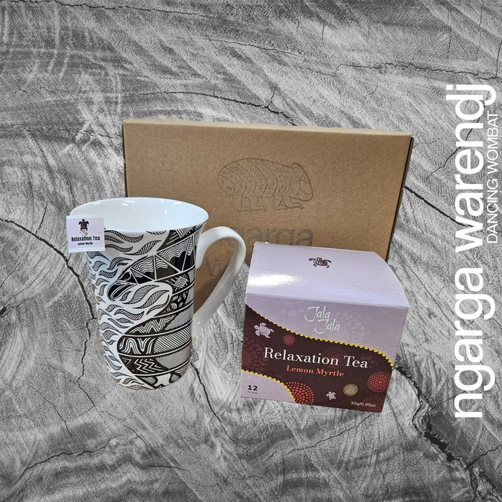 Ngarga Warendj Bunjil the Wedge Tailed Eagle Mug & Jala Jala Tea Gift Box Hamper