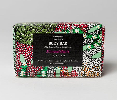 BODY BAR - ASSORTED ABORIGINAL ART DESIGNS AND FRAGRANCES