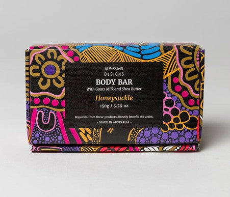 BODY BAR - ASSORTED ABORIGINAL ART DESIGNS AND FRAGRANCES