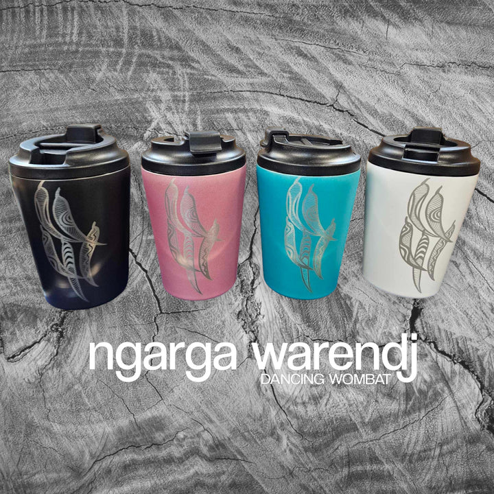 Ngarga Warendj Gift Bag, Stainless Steel Gum Leaves Keep Cup and Indigiearth Infused Coffee