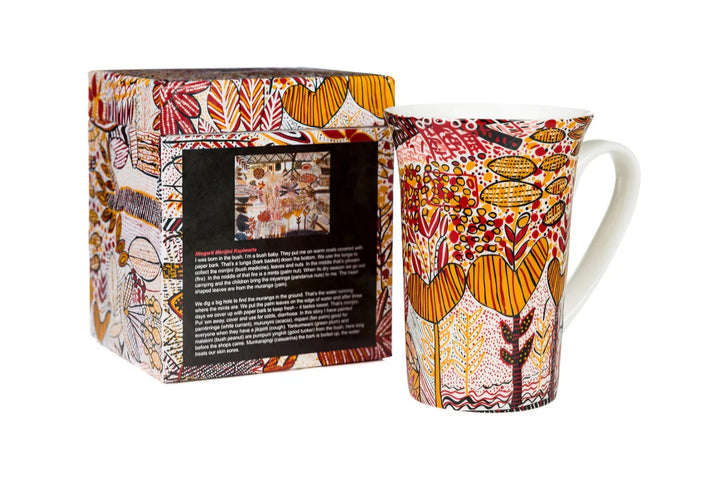 Ngarga Warendj Gum leaves Mug and Jala Jala Tea Gift Box Hamper