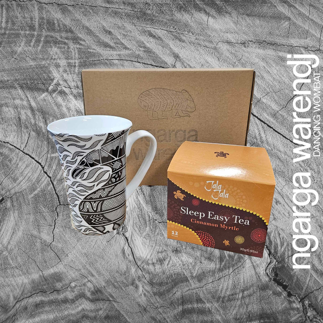 Ngarga Warendj Bunjil the Wedge Tailed Eagle Mug & Jala Jala Tea Gift Box Hamper