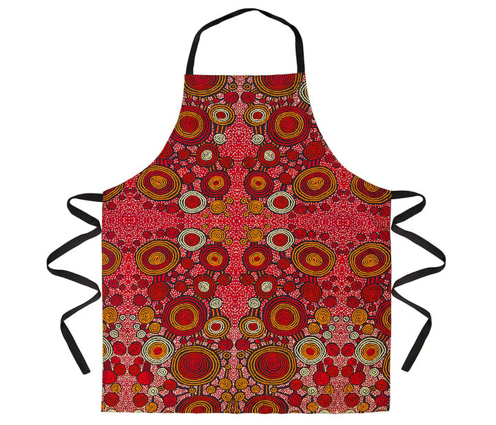 COTTON APRON  - ASSORTED ABORIGINAL ART DESIGNS