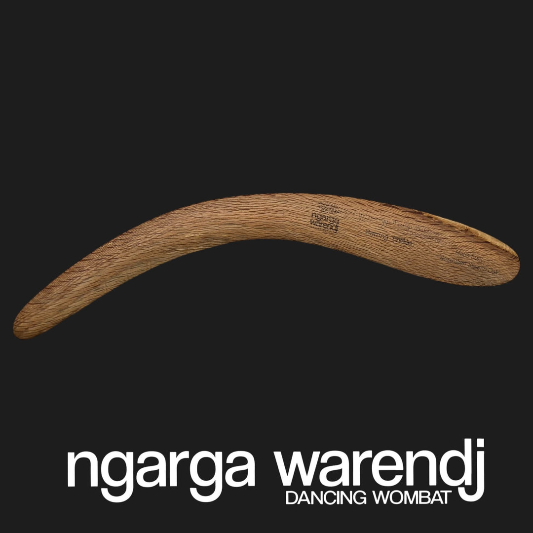 BOOMERANG WANGIM AUSTRALIAN SWAMP OAK MEDIUM BARRING DESIGN