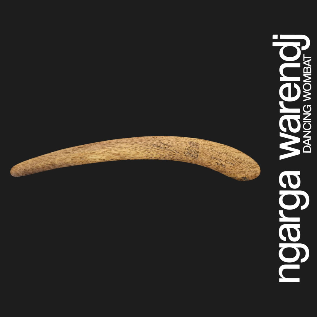 BOOMERANG WANGIM AUSTRALIAN SWAMP OAK MEDIUM BARRING DESIGN