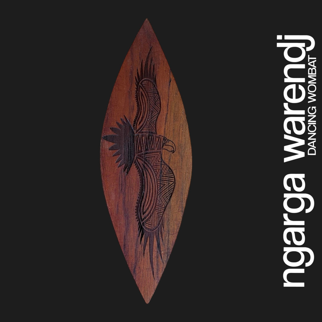 AUSTRALIAN RED CEDAR MINI MALGARR SHIELD - ASSORTED DESIGNS