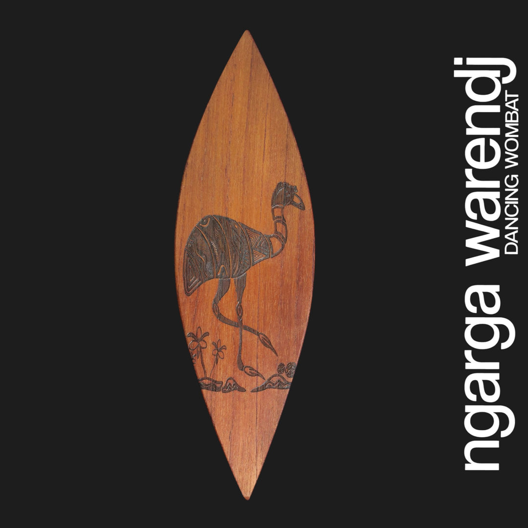 AUSTRALIAN RED CEDAR MINI MALGARR SHIELD - ASSORTED DESIGNS