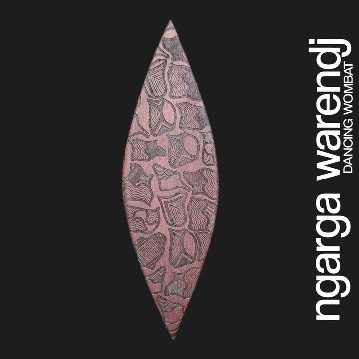 AUSTRALIAN RED CEDAR MINI MALGARR SHIELD - ASSORTED DESIGNS