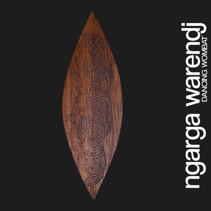 AUSTRALIAN RED CEDAR MINI MALGARR SHIELD - ASSORTED DESIGNS