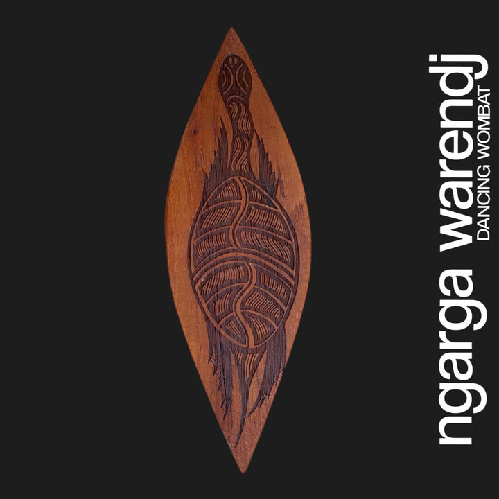 AUSTRALIAN RED CEDAR MINI MALGARR SHIELD - ASSORTED DESIGNS