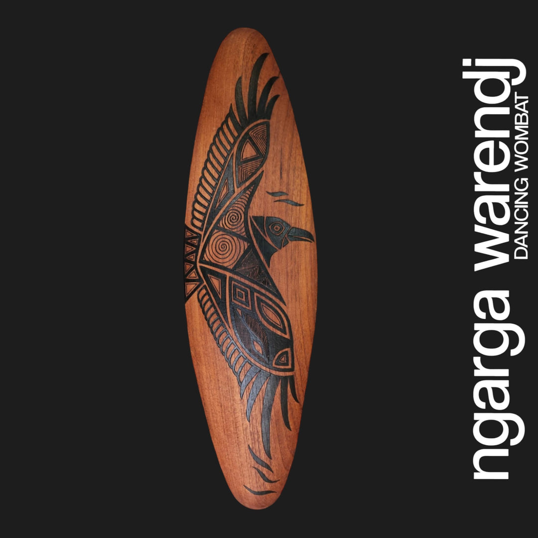 WALL SHIELD SMALL WIDE - WAANG THE CROW DESIGN