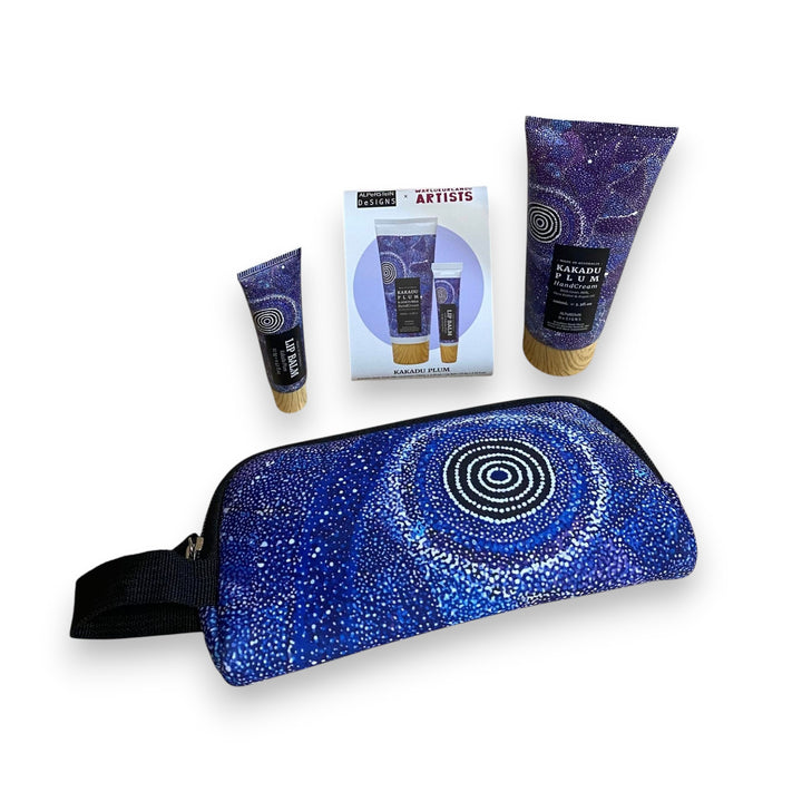 Hand Cream and Lip Balm Gift Pack - Assorted Aboriginal Designs