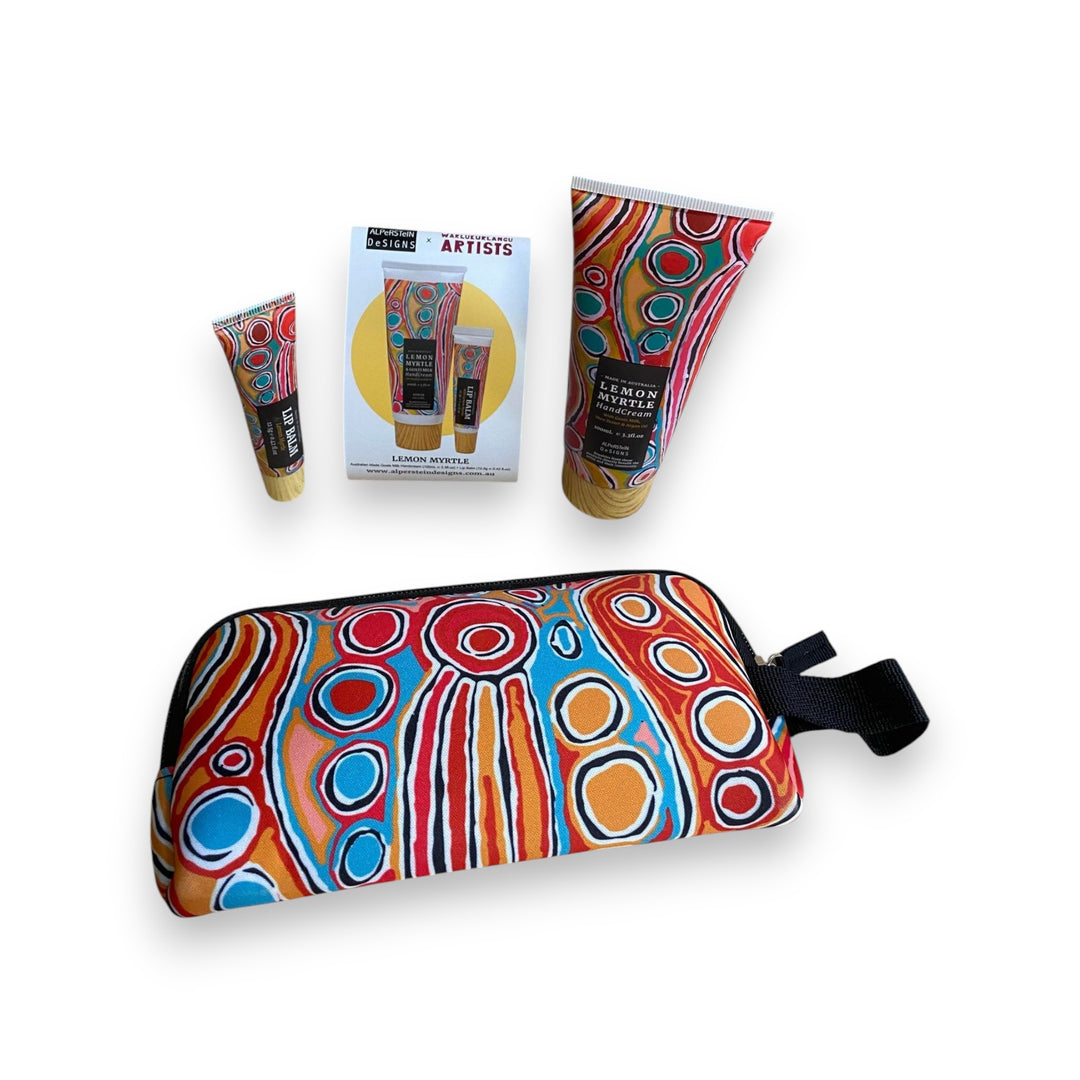 Hand Cream and Lip Balm Gift Pack - Assorted Aboriginal Designs