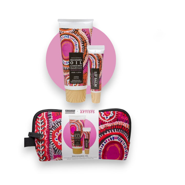 Hand Cream and Lip Balm Gift Pack - Assorted Aboriginal Designs