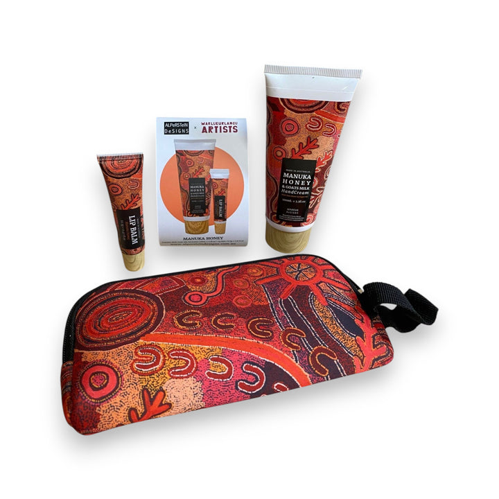 Hand Cream and Lip Balm Gift Pack - Assorted Aboriginal Designs