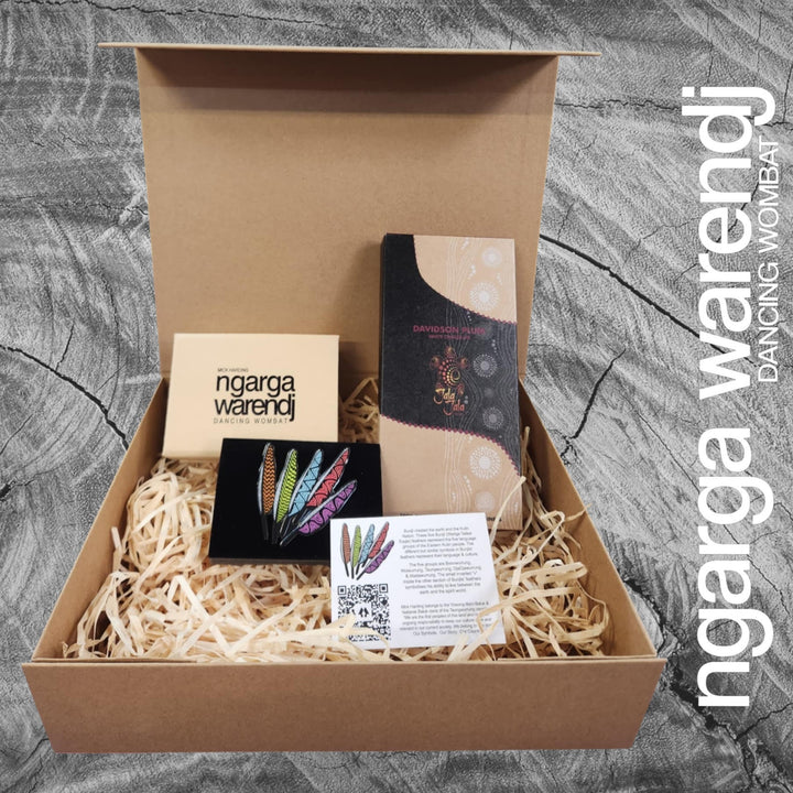 Ngarga Warendj Gift Box Pin and Chocolate Hamper Pack - Assorted Designs