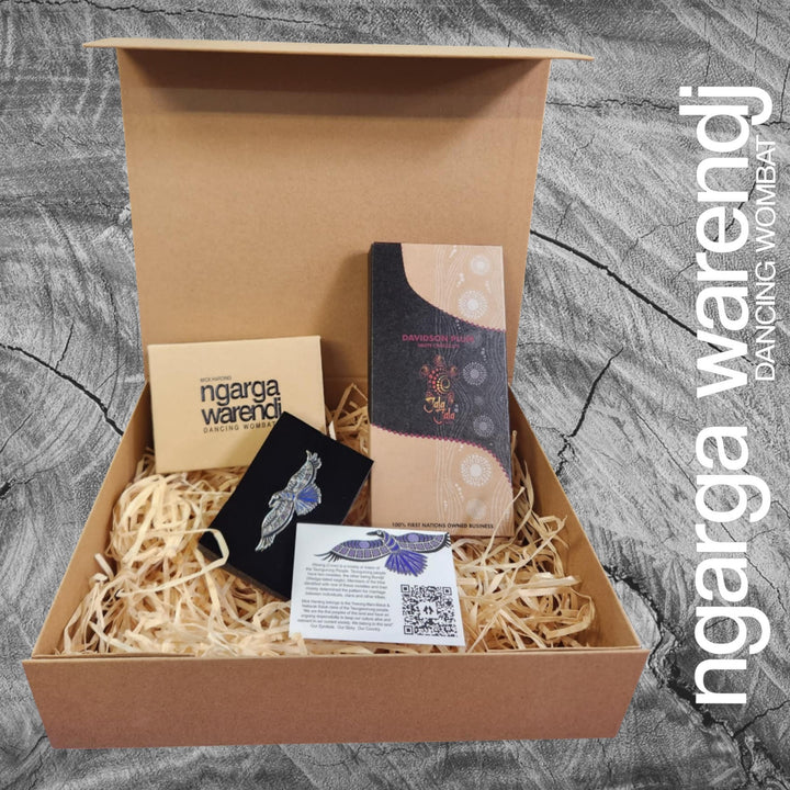 Ngarga Warendj Gift Box Pin and Chocolate Hamper Pack - Assorted Designs