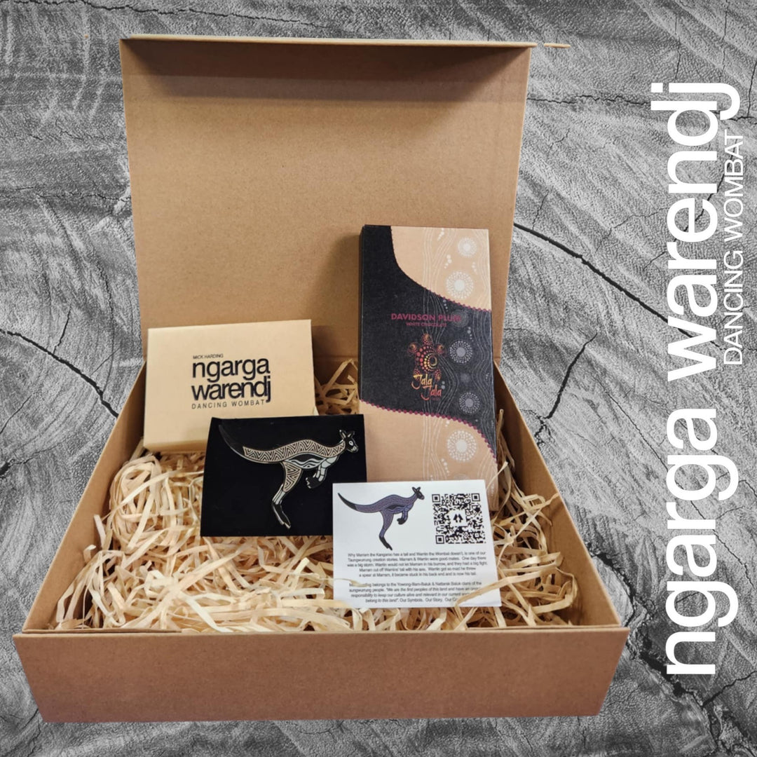 Ngarga Warendj Gift Box Pin and Chocolate Hamper Pack - Assorted Designs