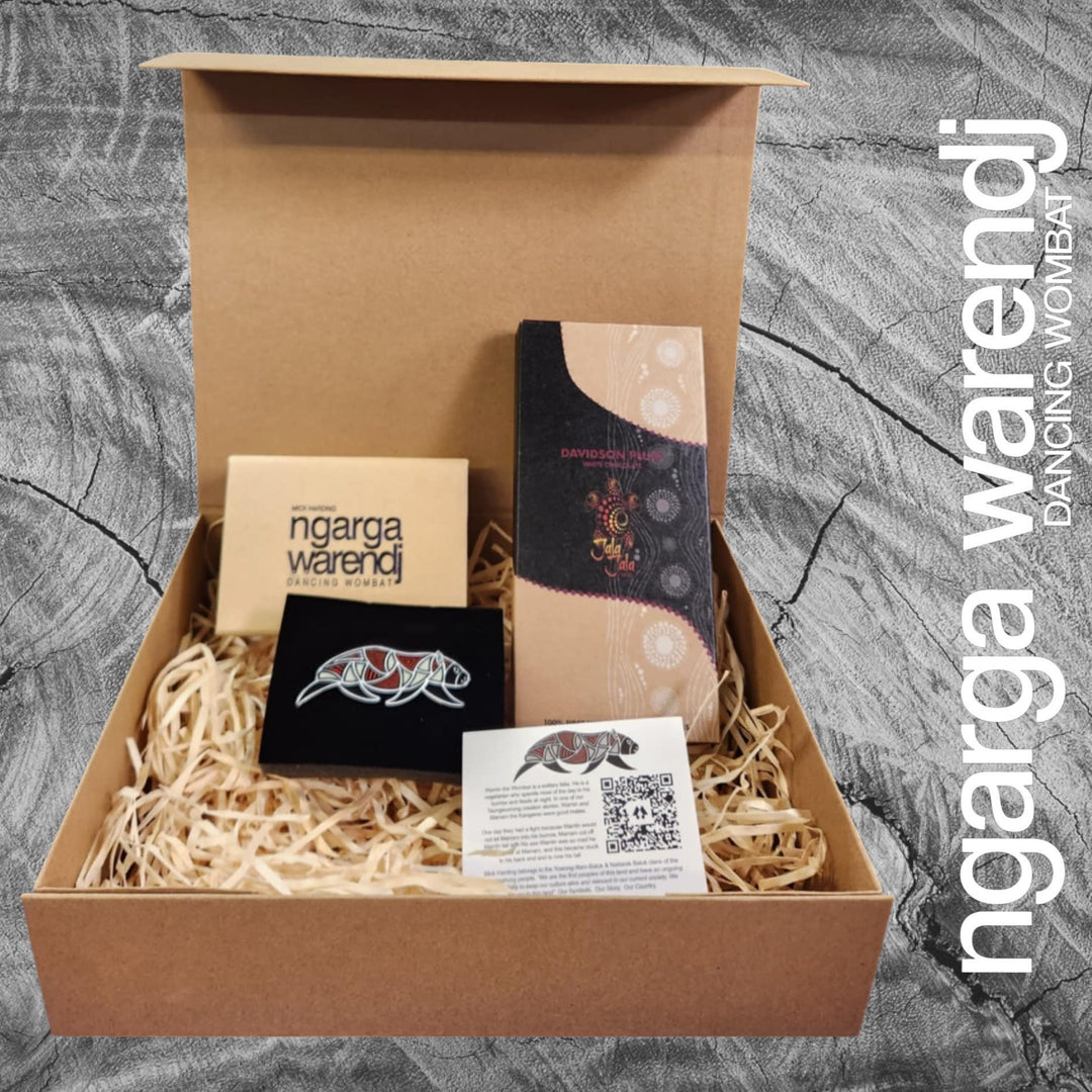 Ngarga Warendj Gift Box Pin and Chocolate Hamper Pack - Assorted Designs
