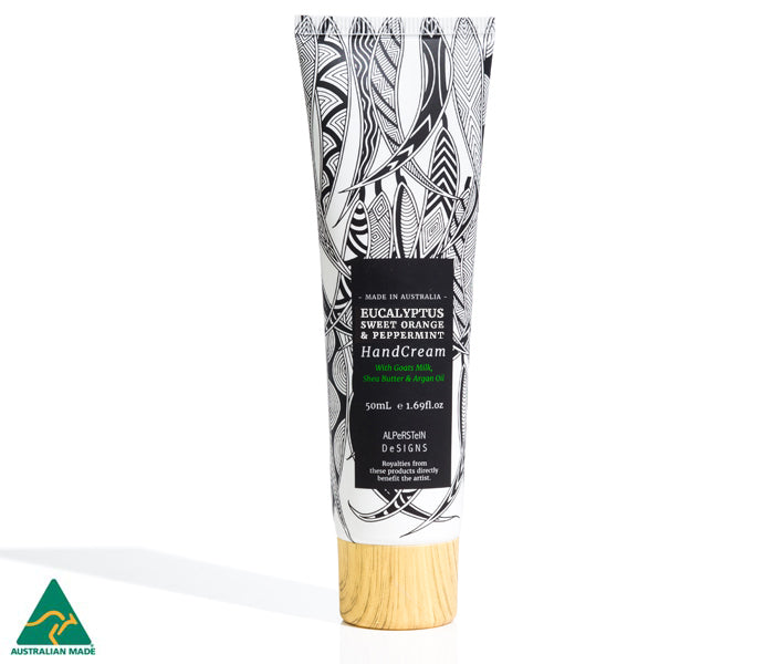 NGARGA WARENDJ DANCING WOMBAT EUCALYPTUS, SWEET ORANGE & PEPPERMINT HAND CREAM
