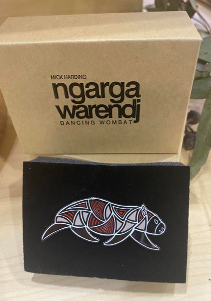 NGARGA WARENDJ - WOMBAT LAPEL PIN ** NEW Design **