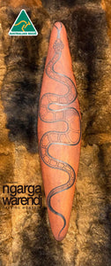 WALL SHIELD MEDIUM WIDE -  GAAN THE SNAKE DESIGN